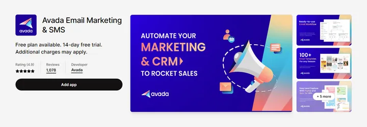 Avada Email Marketing & SMS
