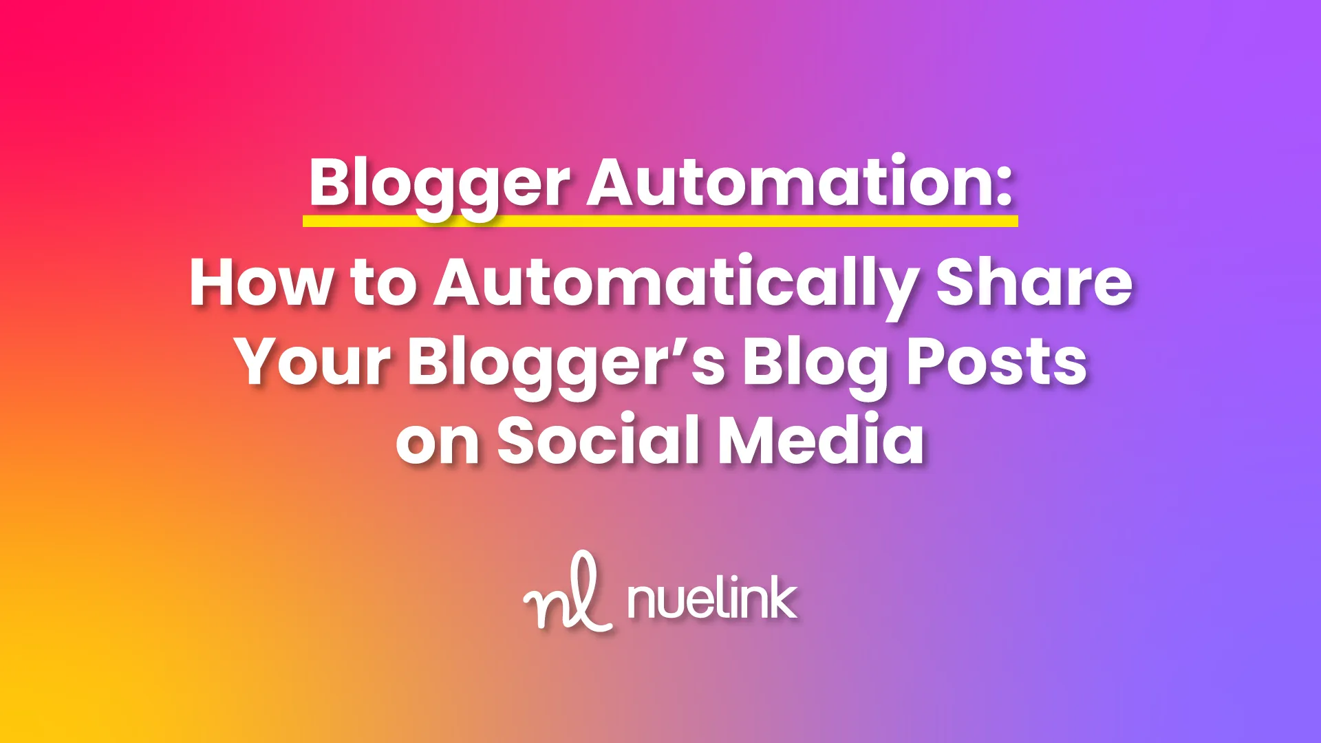 Blogger Automation