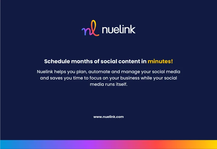 Schedule months of social content in minutes