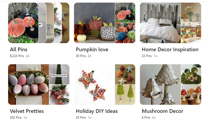 Pinterest screenshot