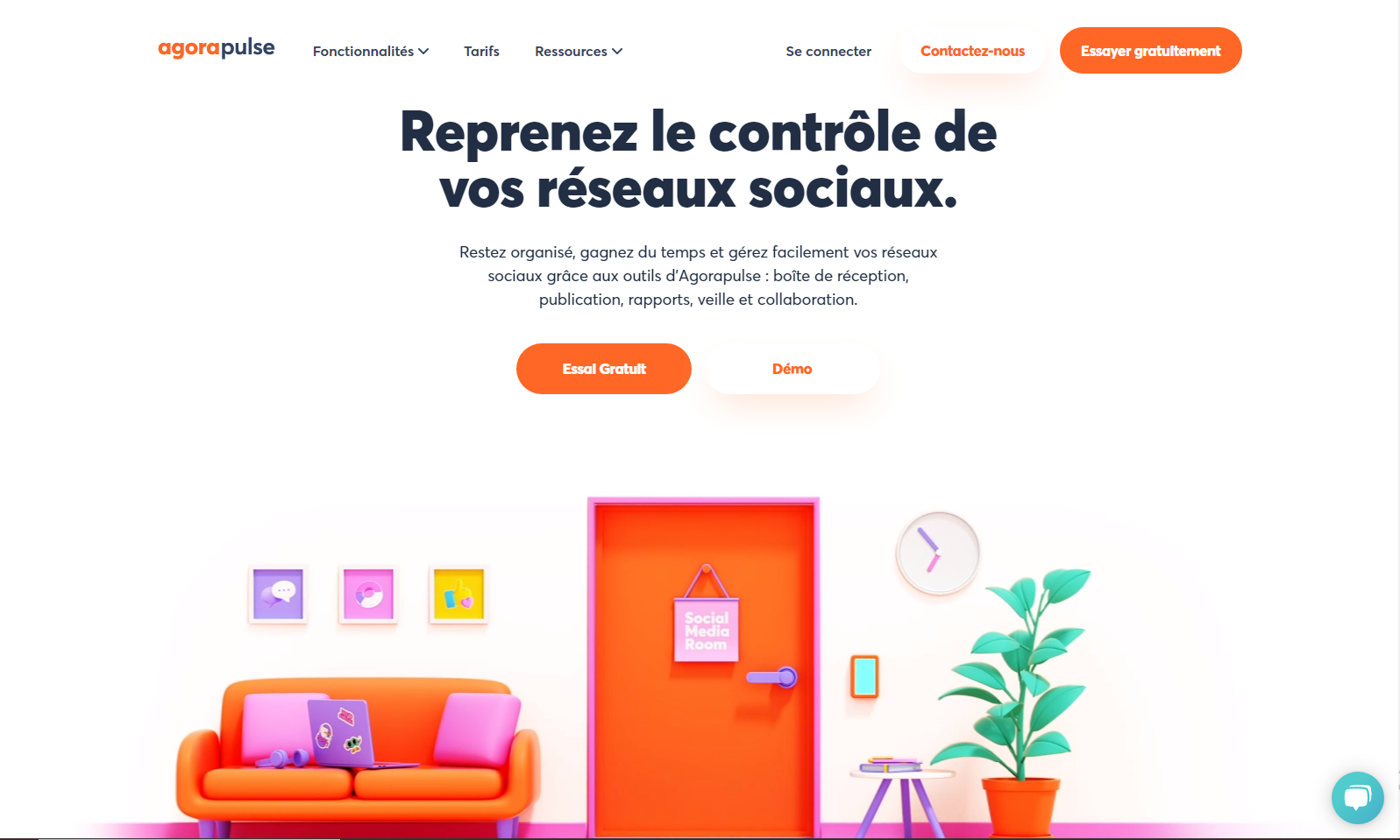 Agorapulse Homepage