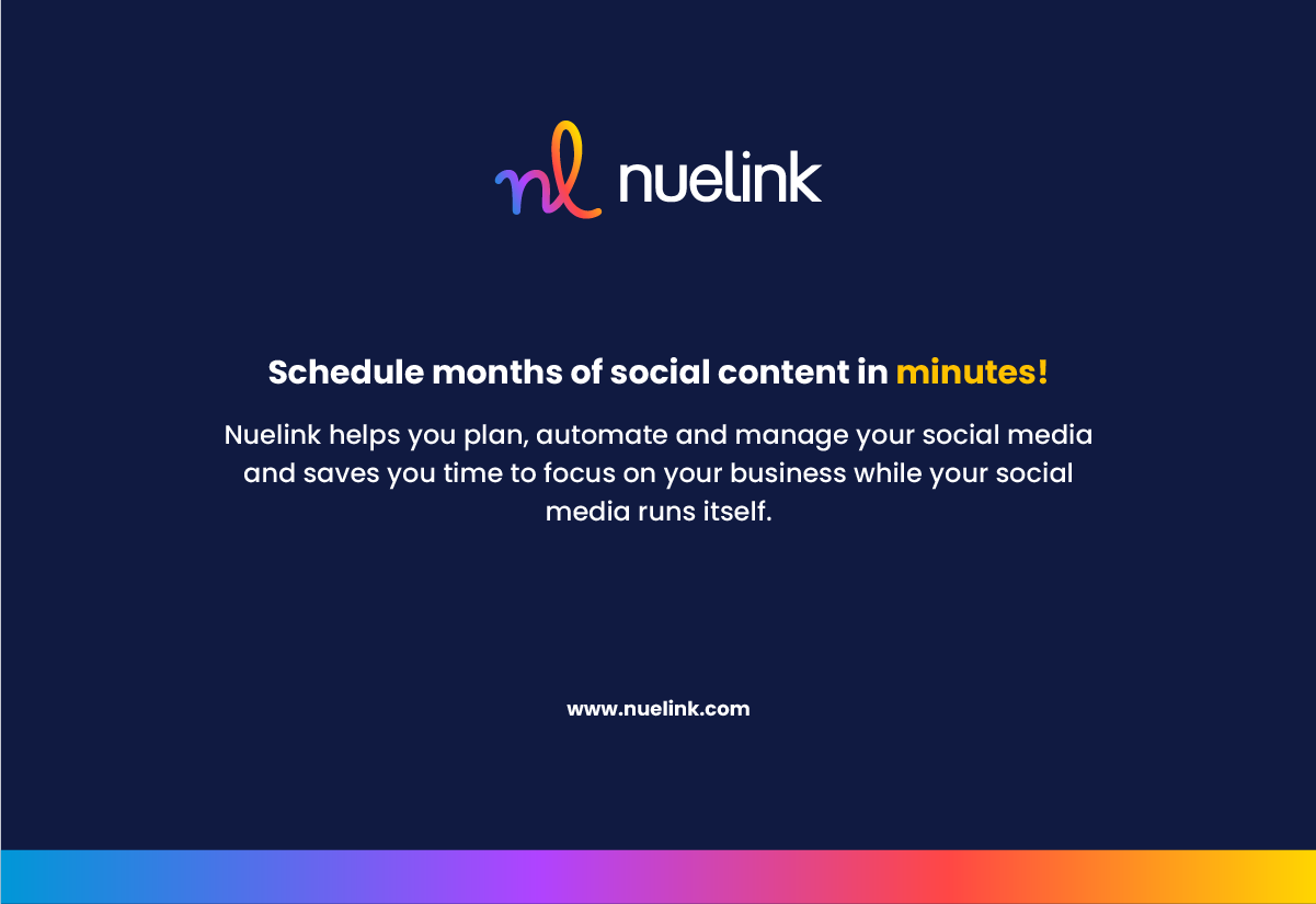 Schedule months of social content in minutes