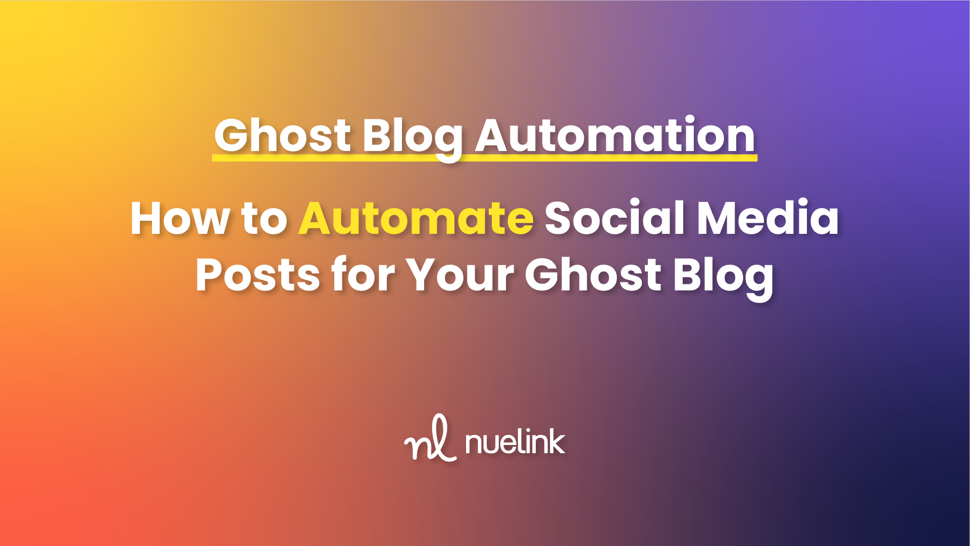Ghost Blog Automation: How to Automate Social Media Posts for Your Ghost Blog