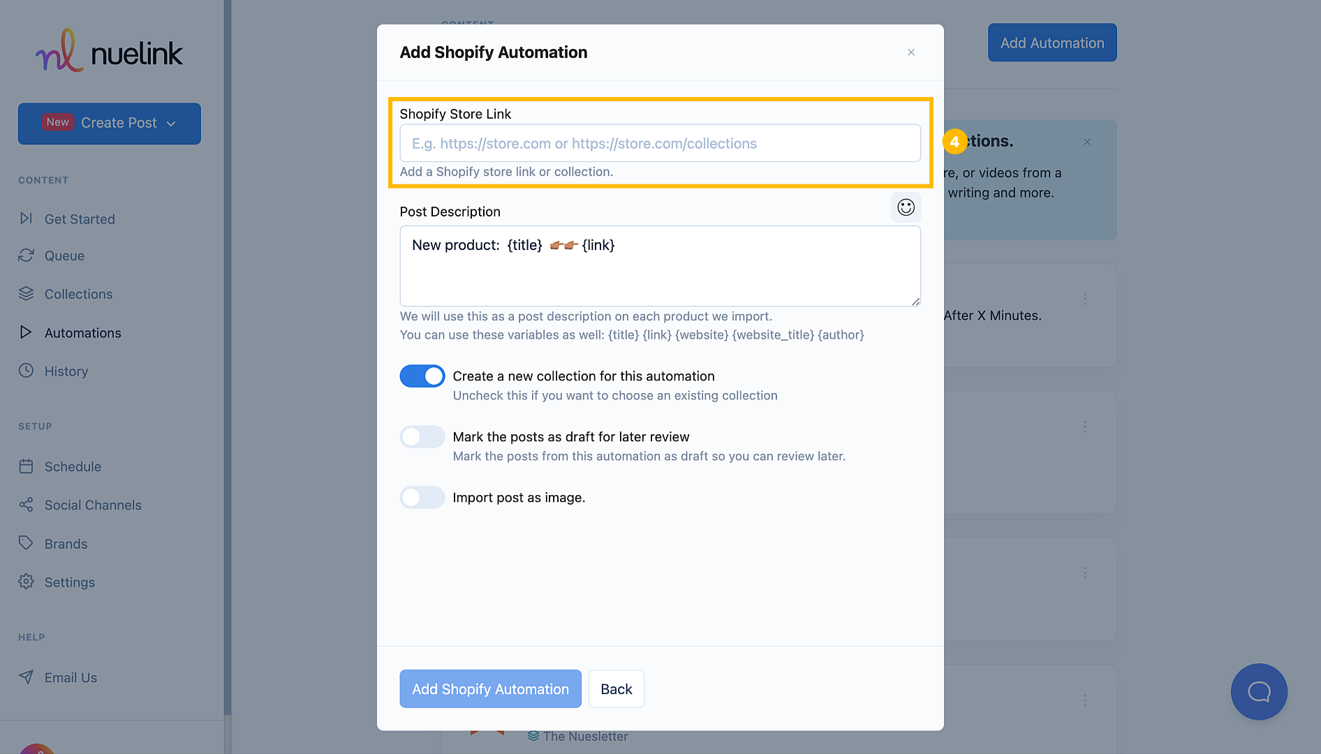 Shopify automation step4