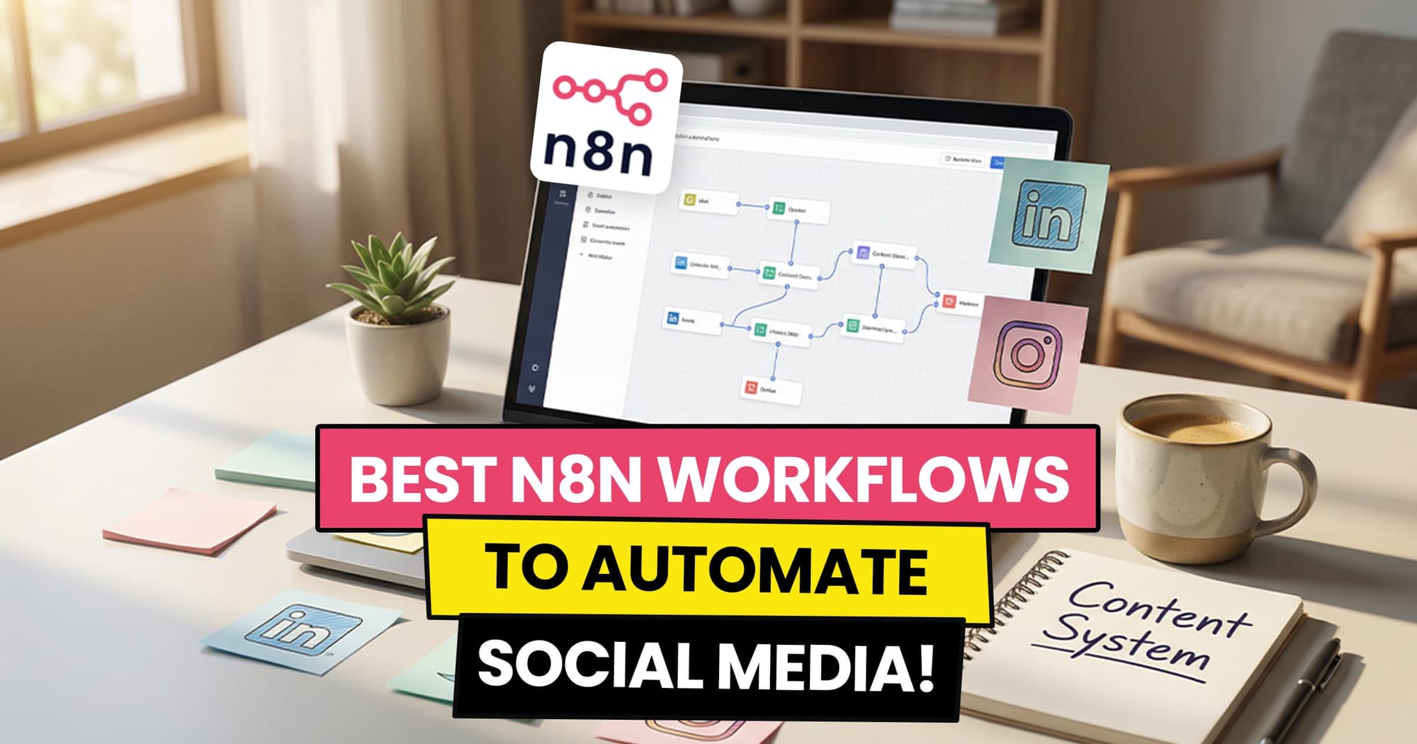 10 n8n Social Media Automation Workflows to Save Time and Boost Engagement