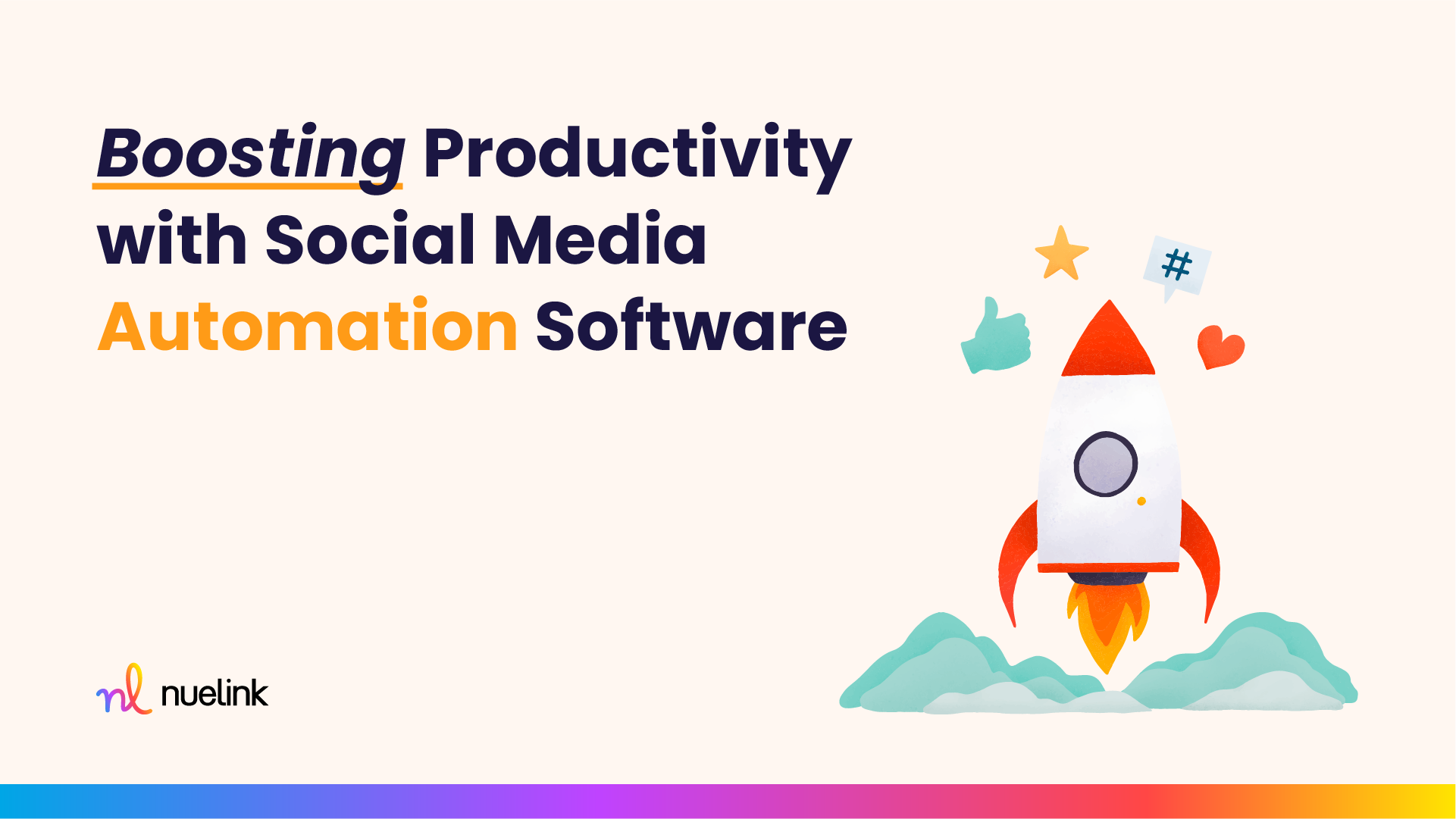 Social media automation software