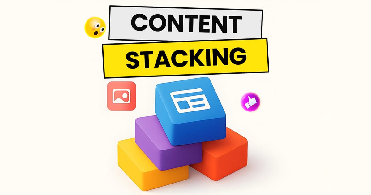 Content Stacking: How Posts Work Together to Create Compounding Reach