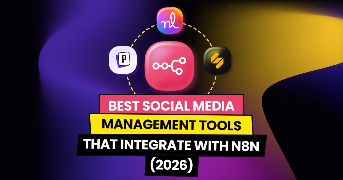 Best Social Media Management Tools That Integrate with n8n (2026)