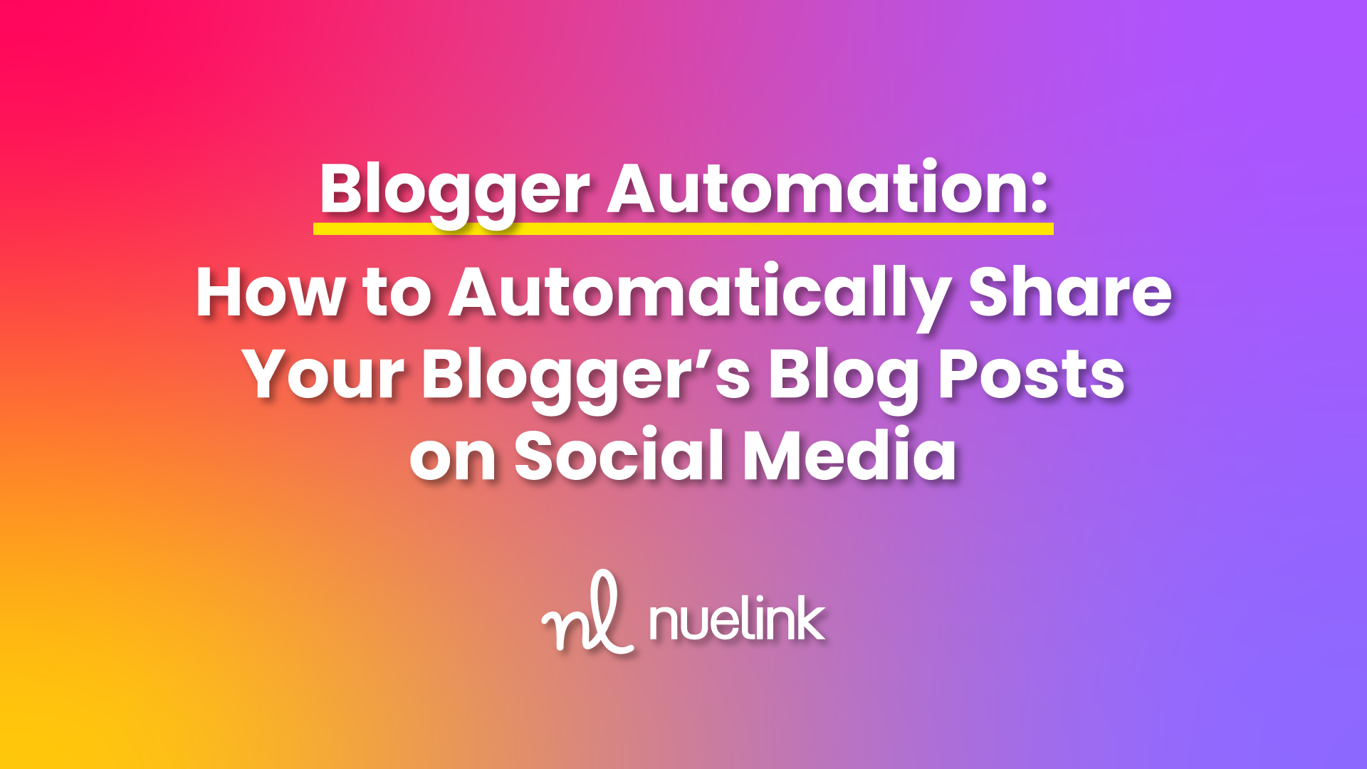 Blogger Automation